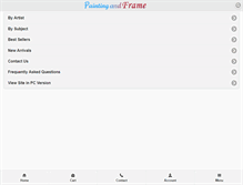 Tablet Screenshot of paintingandframe.com